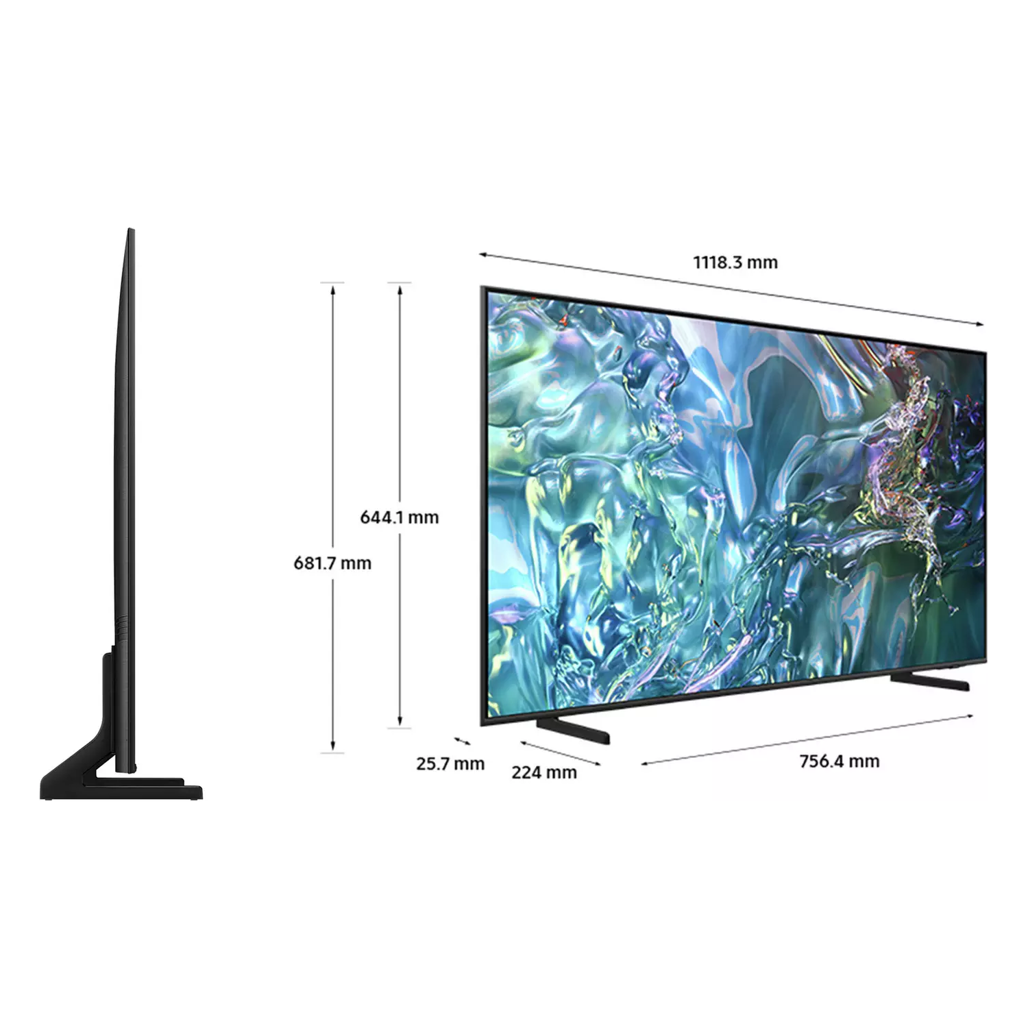 Samsung 50 Inch QE50Q60DAUXXU Smart 4K UHD HDR QLED TV - 2