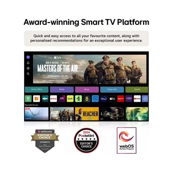 LG G4 55 inch OLED evo 4K HDR Smart TV (2024) - OLED55G46LS - 9