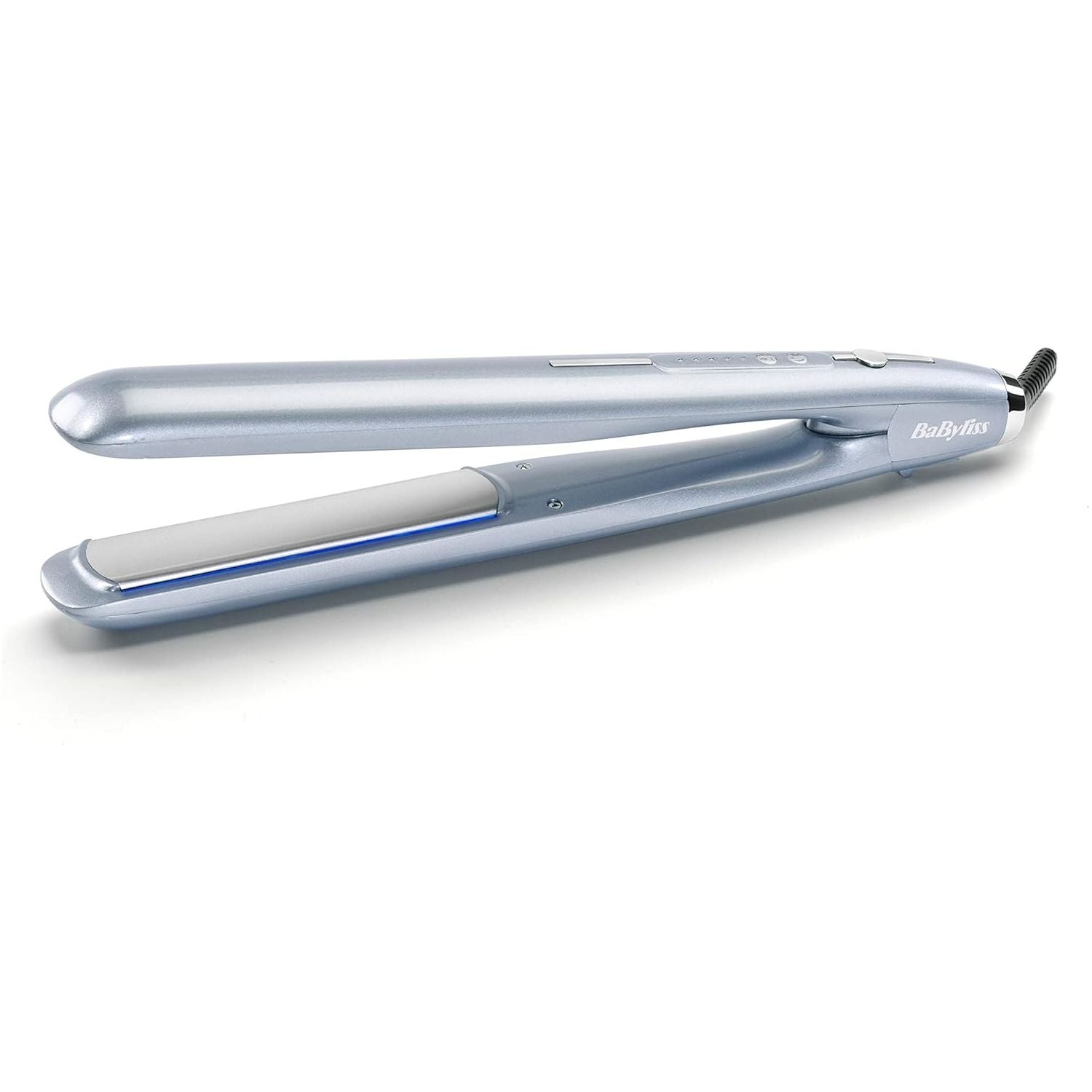 BABYLISS Hydro-Fusion Anti-Frizz Hair Straightener - Ice Teal Blue - 1