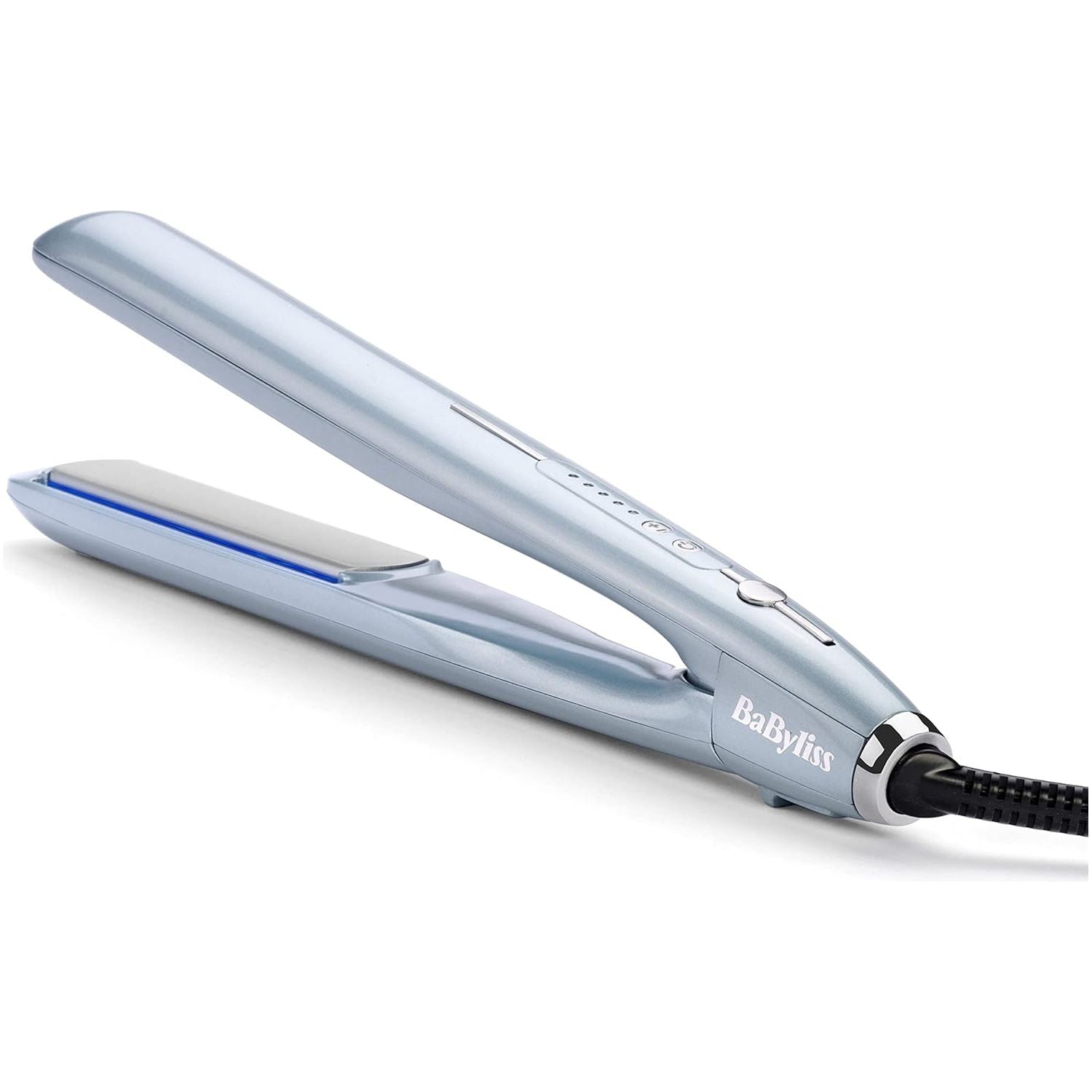 BABYLISS Hydro-Fusion Anti-Frizz Hair Straightener - Ice Teal Blue - 6