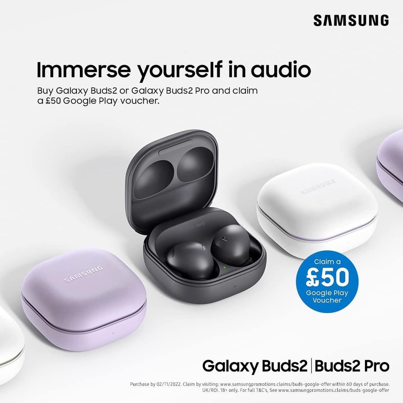 Samsung Galaxy Buds2 Pro In Ear Wireless Earphones, 2 Year Extended Manufacturer Warranty, White (UK Version) - 5