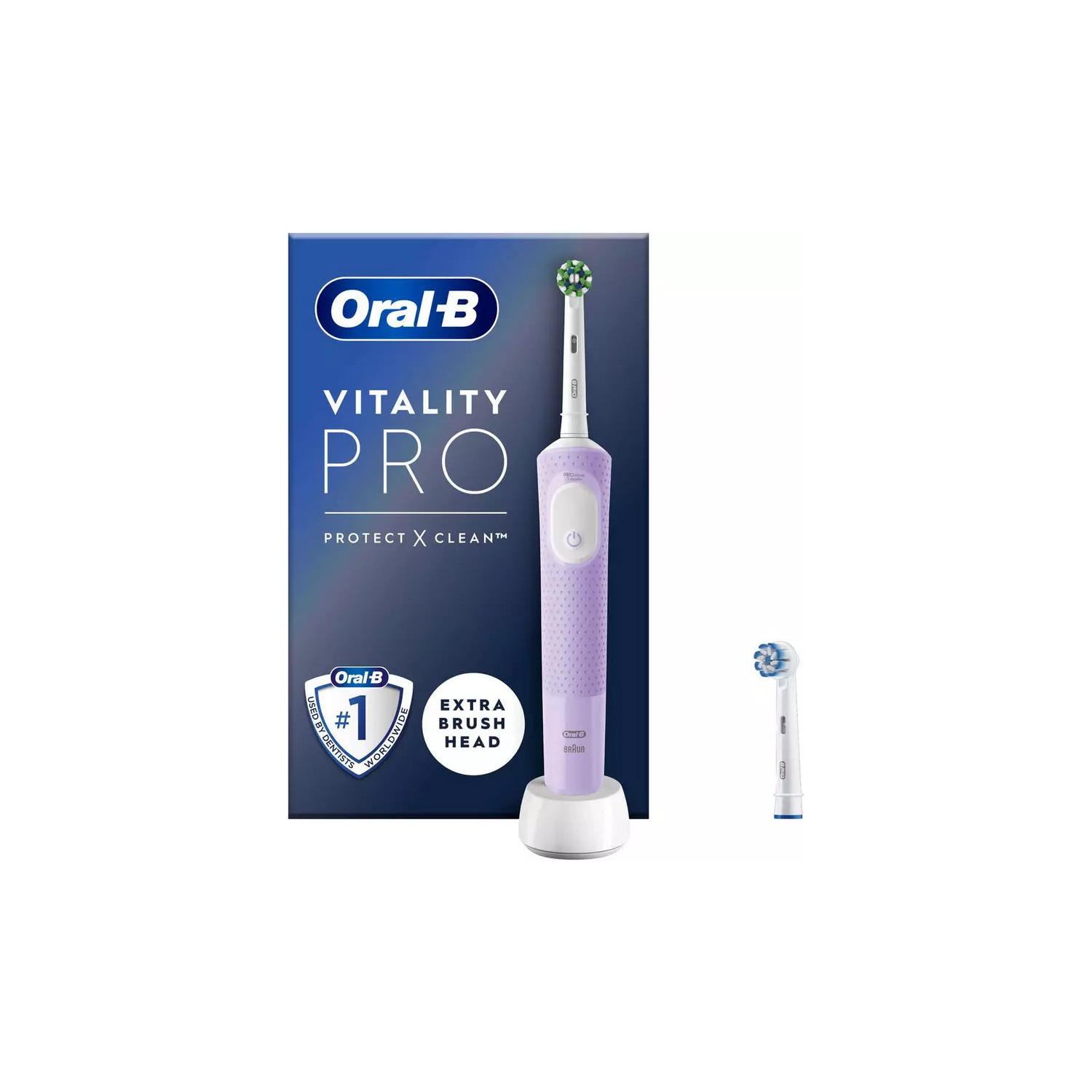Oral-B Vitality Pro Electric Toothbrush - Purple - 1