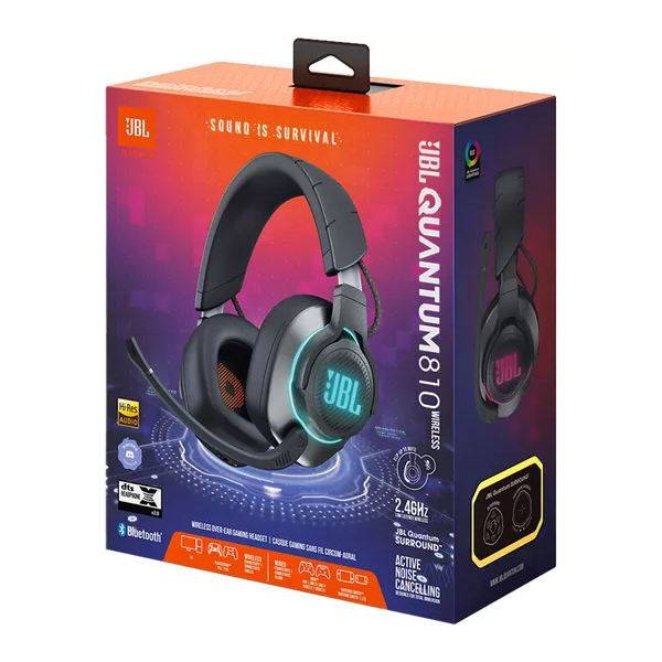 JBL Quantum 810 Wireless Gaming Headset - Black - 5
