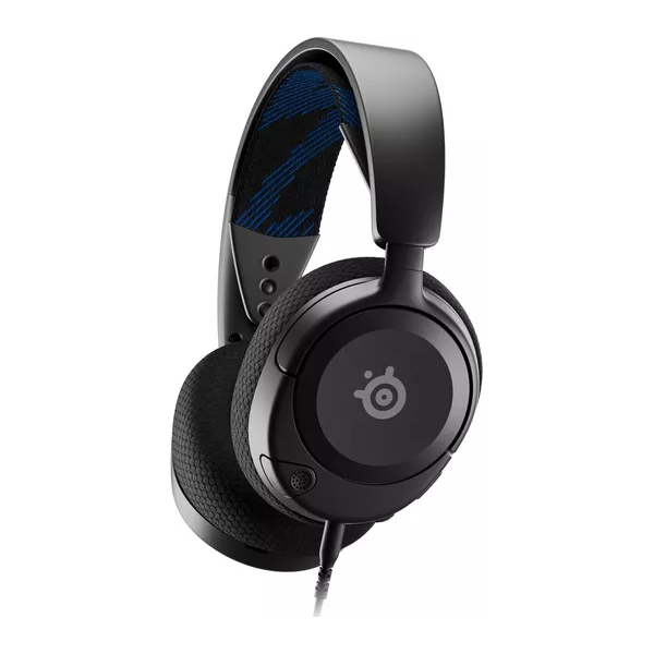 STEELSERIES Arctis Nova 1P 7.1 Gaming Headset - Black & Blue - 2