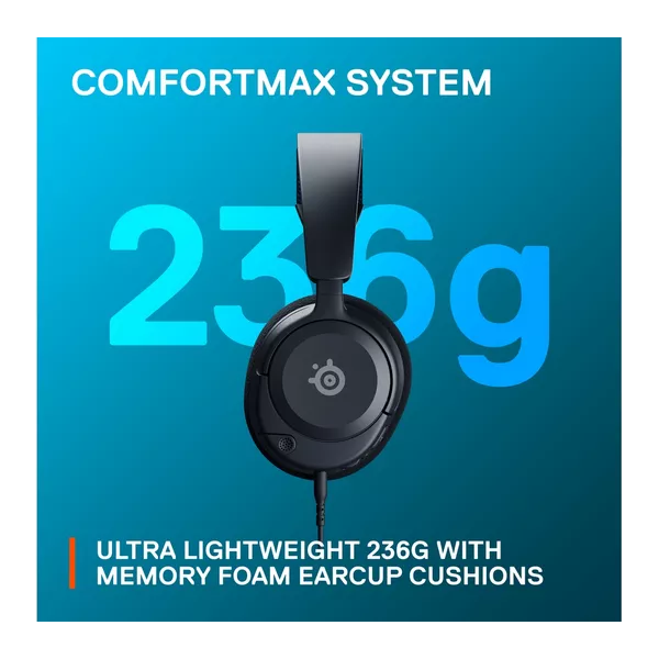 STEELSERIES Arctis Nova 1P 7.1 Gaming Headset - Black & Blue - 6
