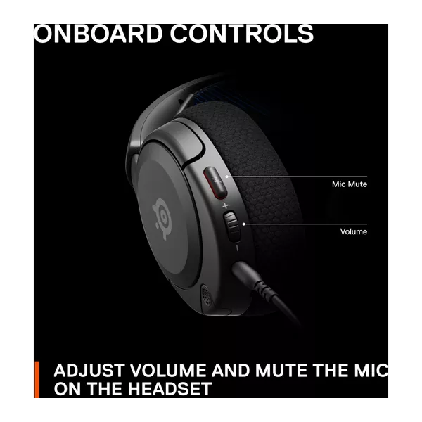 STEELSERIES Arctis Nova 1P 7.1 Gaming Headset - Black & Blue - 10