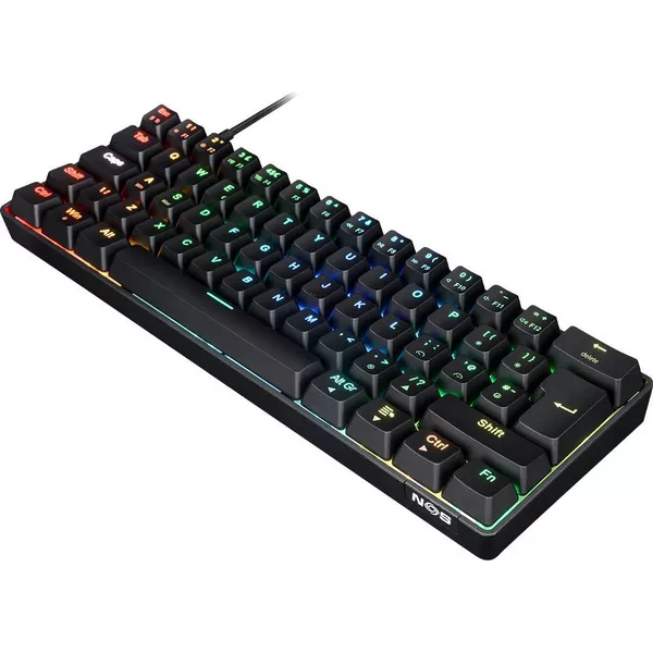 NOS C-450 Mini Pro RGB Mechanical Gaming Keyboard - Black - 3