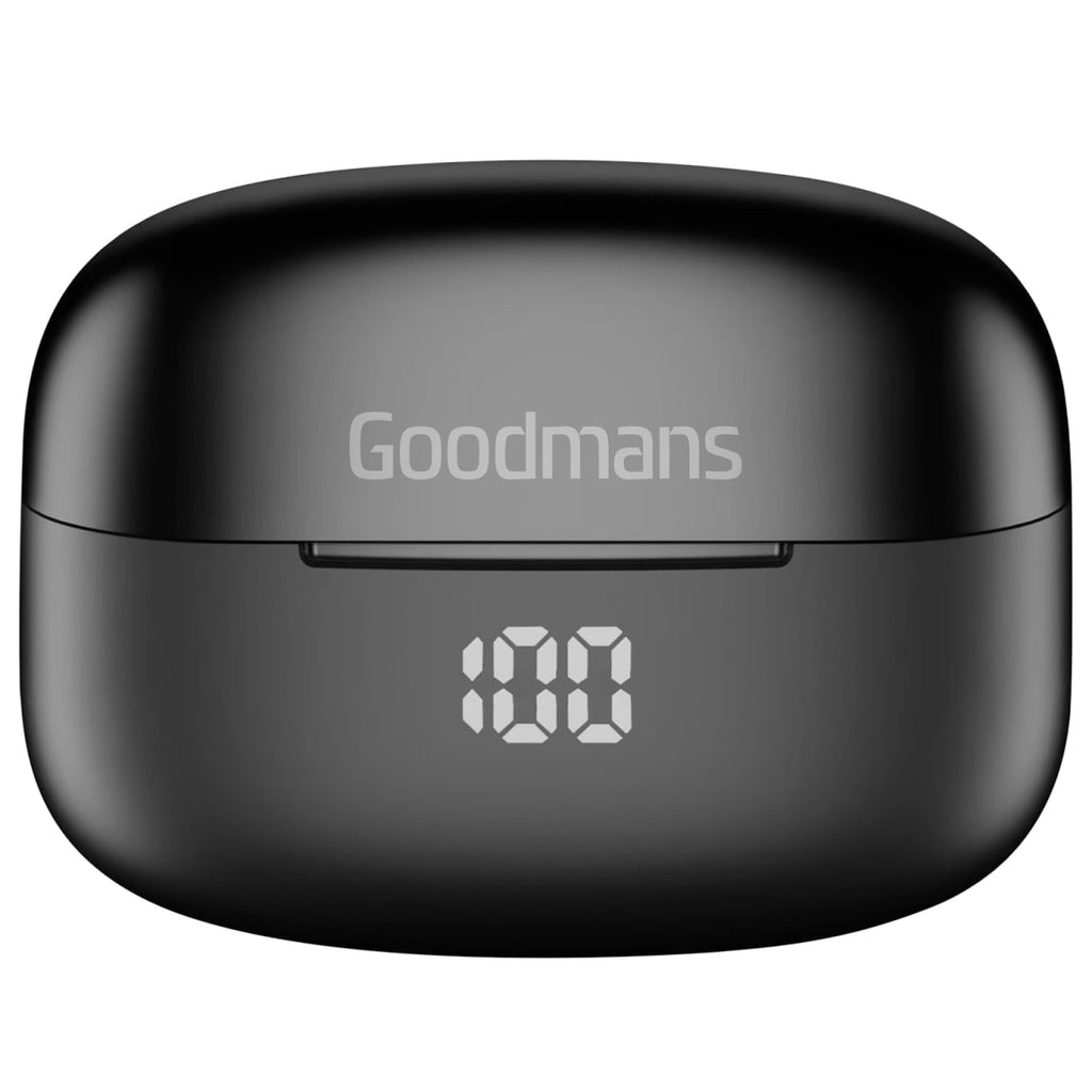 Goodmans True Wireless lED Metallic Earphones ENC Clearcalls with