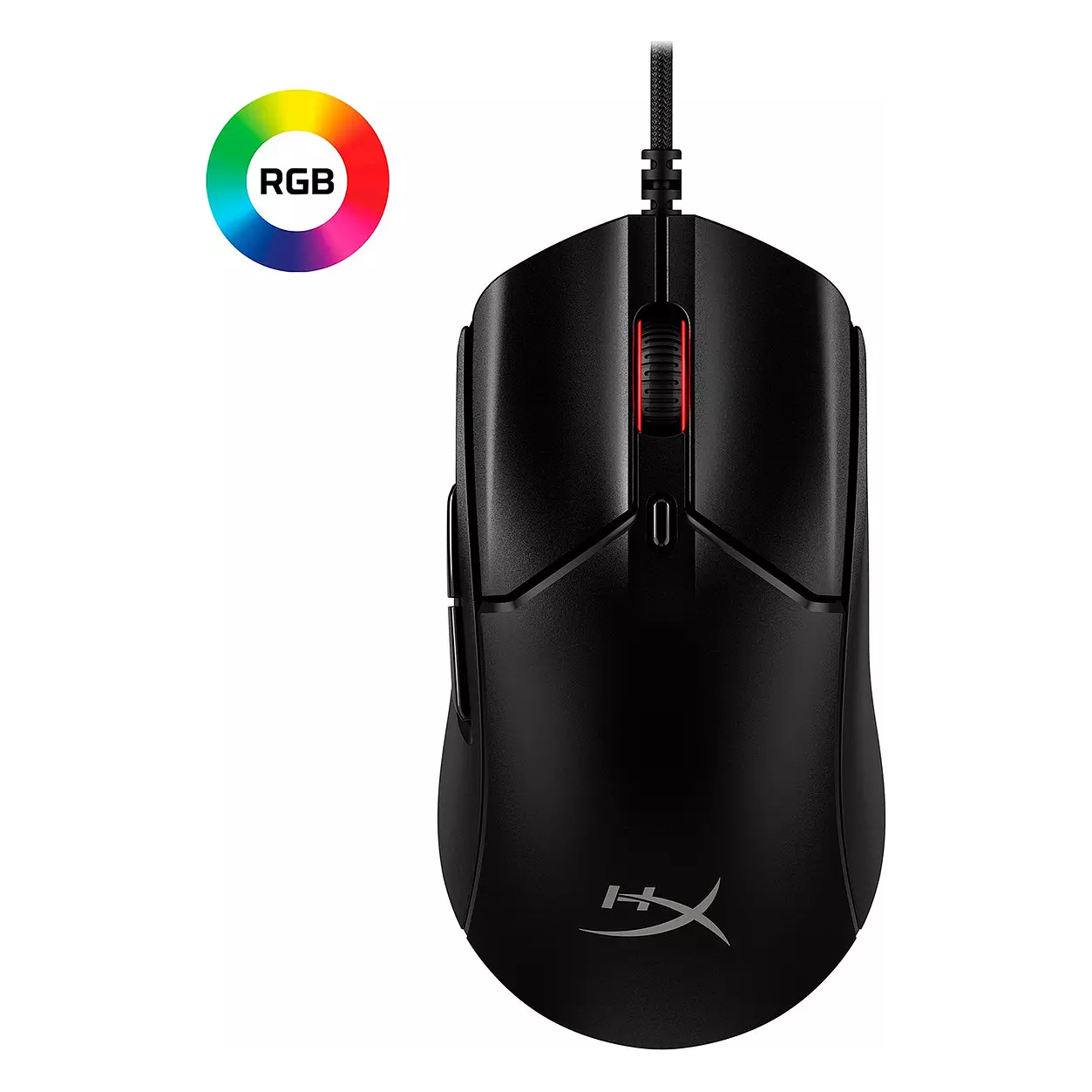HYPERX Pulsefire Haste 2 Wired Gaming Mouse - RGB - Programmable Buttons - Black - 2