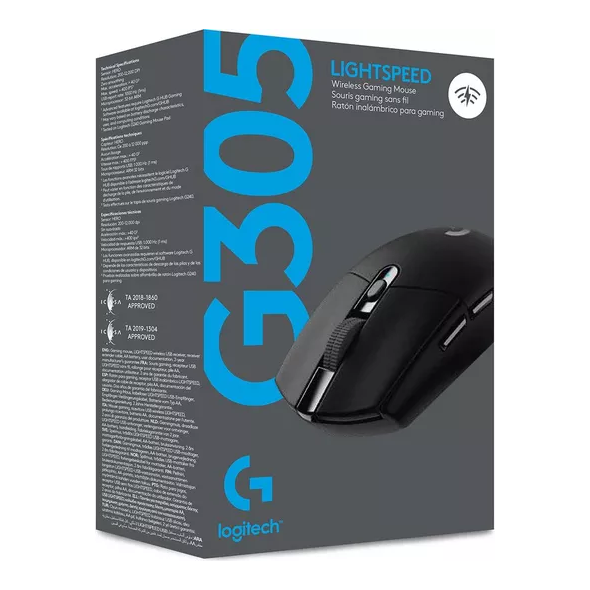 LOGITECH G305 Lightspeed Wireless Optical Gaming Mouse - 8