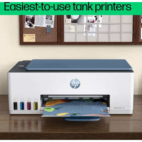 HP Smart Tank 5106 All-in-One Wireless Inkjet Printer - 8
