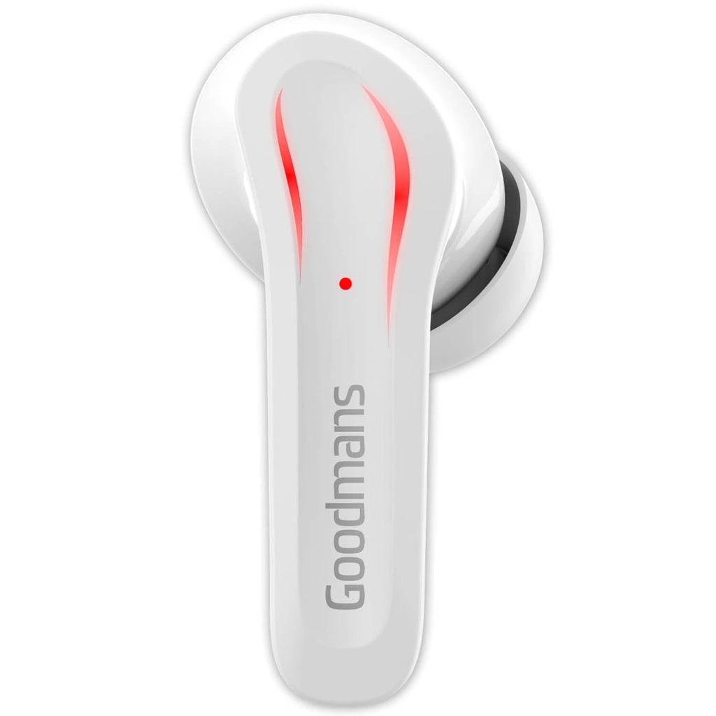 Goodmans True Wireless Gaming Earphones White Gadcet UK