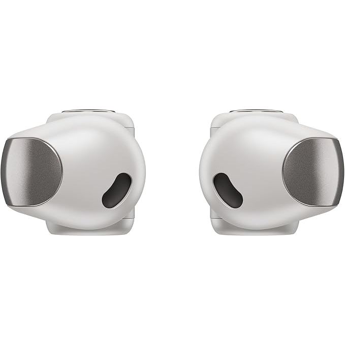 Bose Ultra Open Earbuds with Immersive Audio, Open Ear Wireless Clip on Earbuds for Comfort, Up to 48 Hours of Battery Life - White Smoke - 4