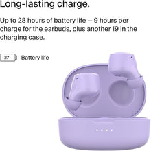 Belkin SoundForm Bolt True Wireless Earbuds, Wireless earphones with mic for iPhone, Galaxy and more - Lavender - 5