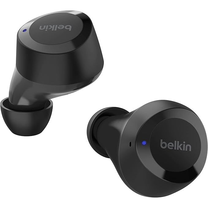 Belkin SoundForm Bolt True Wireless Earbuds – 28H Battery, IPX4, Bluetooth Mic - Black - 1