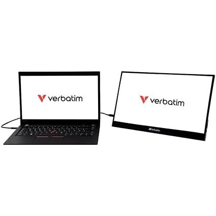 Verbatim PMT-17 17.3" Touchscreen Portable Monitor – 1080P, HDMI/USB-C, Compatible with Windows/Mac/Android - 2