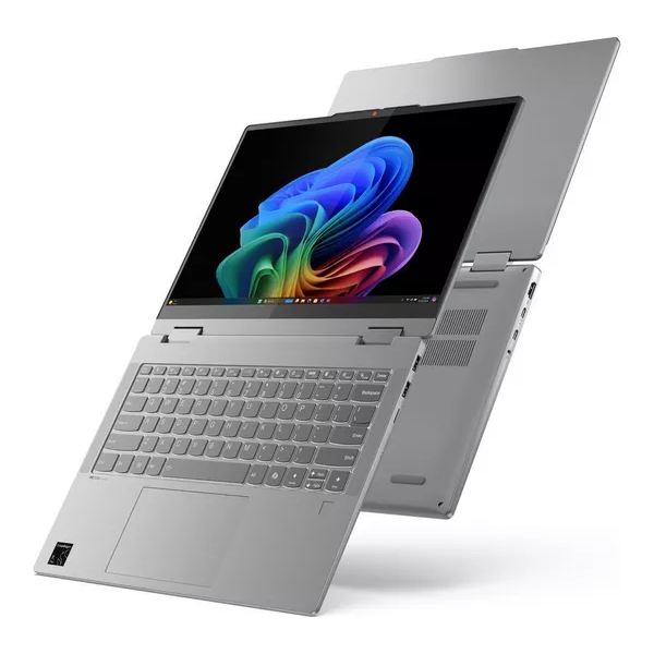 LENOVO IdeaPad 5 14" 2 in 1 Laptop, Copilot+ PC - Snapdragon X Plus, 512 GB SSD, Luna Grey - 2