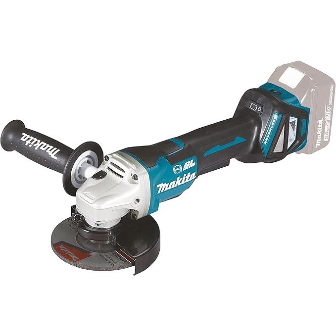 Makita DGA517Z 18V Li-Ion LXT Brushless 125mm Angle Grinder - Batteries and Charger Not Included - 1