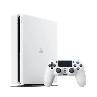 Sony PlayStation 4 Slim 500GB Console - White - 1