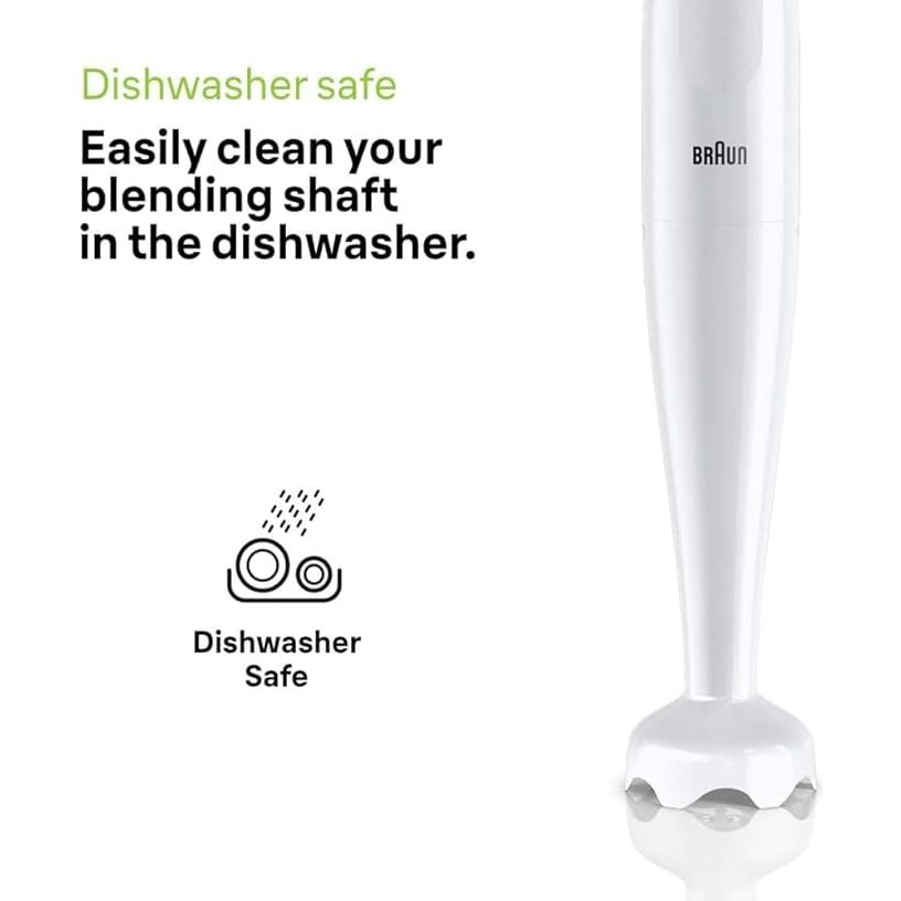 Braun MultiQuick 1 MQ10 Hand Mixer – 450W, EasyTwist, 600ml Beaker - White - 2