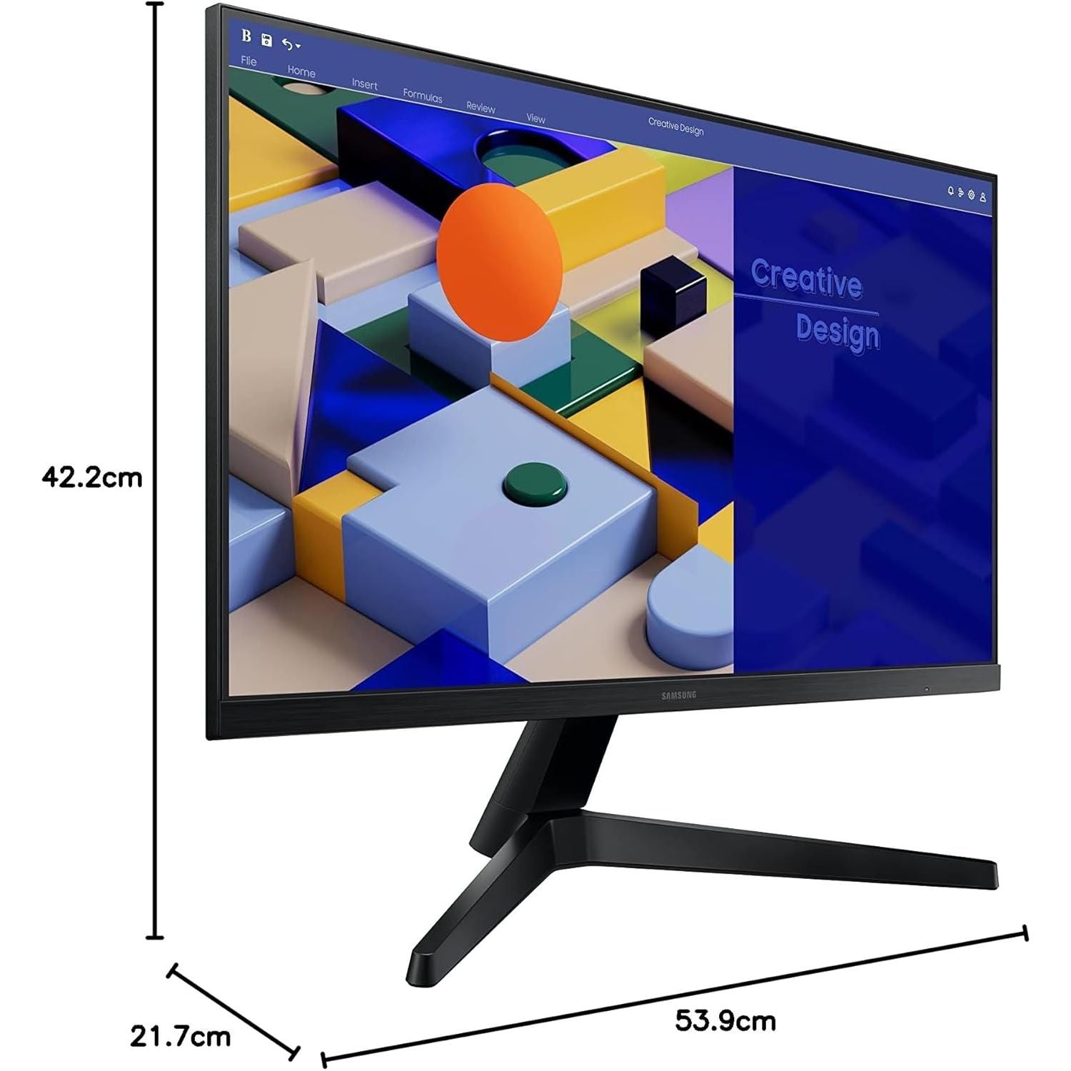 SAMSUNG LS24C310EAUXXU Full HD 24" IPS LCD Monitor - Black - 4
