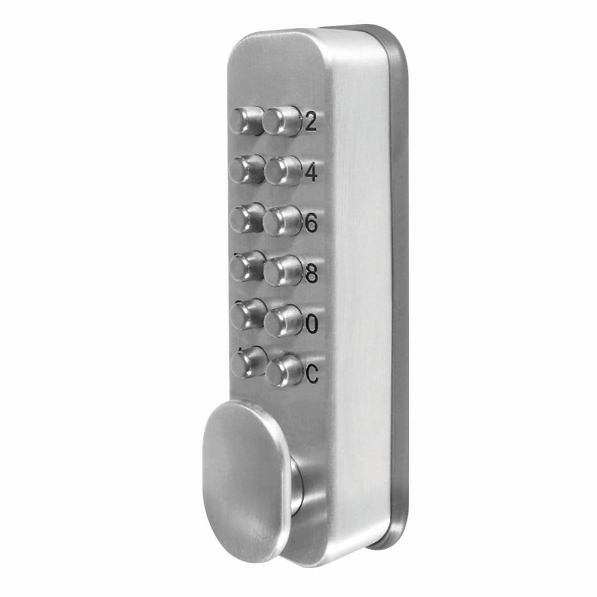 Buy Gadcet Dagenham,Smith & Locke Push-Button Lock – 4–6 Digit Code, Zinc Alloy, Grey - Gadcet UK | UK | London | Scotland | Wales| Near Me | Cheap | Pay In 3 | Home Security