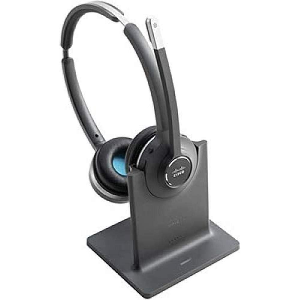 Buy Gadcet Dagenham,Cisco 562 Wireless DECT Headset – Dual On-Ear with Multi-Source Base - Charcoal - Gadcet UK | UK | London | Scotland | Wales| Near Me | Cheap | Pay In 3 | Headphones & Headsets