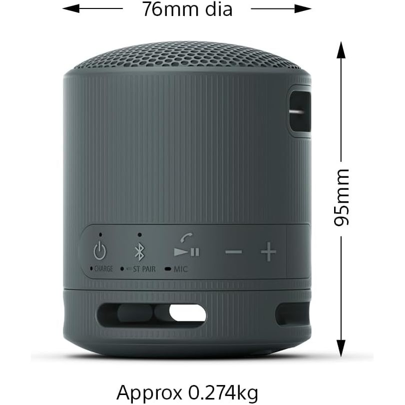 Buy Gadcet Dagenham,Sony SRS-XB100 Wireless Bluetooth, Portable, Lightweight, Compact, Outdoor, Travel Speaker- Black - Gadcet UK | UK | London | Scotland | Wales| Near Me | Cheap | Pay In 3 | Headphones & Headsets