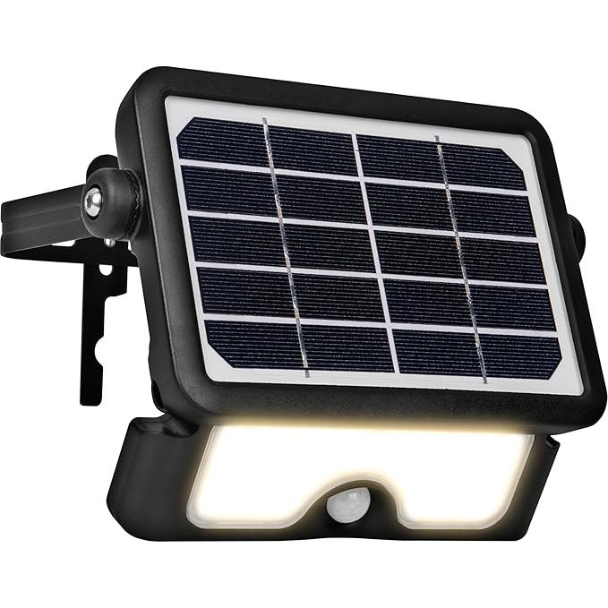Buy Gadcet Dagenham,Luceco Solar LED Floodlight with PIR – 5W, 550lm, IP65, Adjustable Security Light, Black (LEXSF6B40) - Gadcet UK | UK | London | Scotland | Wales| Near Me | Cheap | Pay In 3 | Lighting
