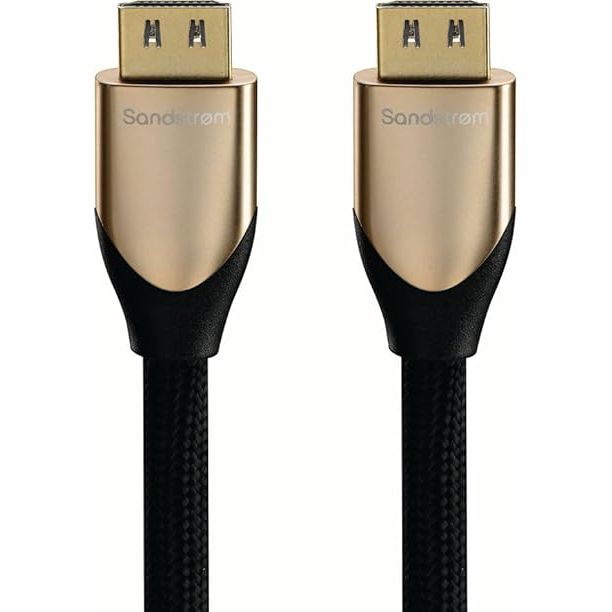 Buy Gadcet Dagenham,Sandstrom S1HDM315 Gold Series HDMI Cable – 1m, High Speed with Ethernet - Gadcet UK | UK | London | Scotland | Wales| Near Me | Cheap | Pay In 3 | Home Cinema, TV & Video Cables