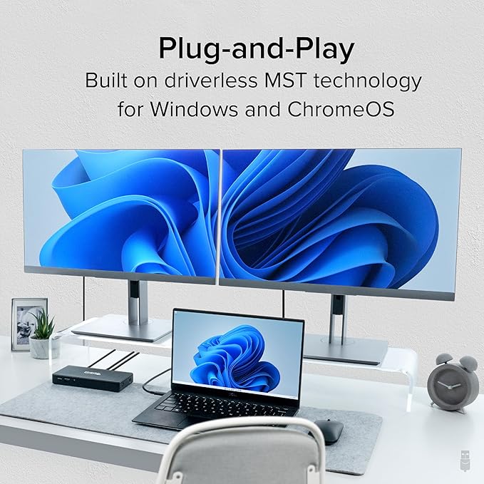 Buy Gadcet Dagenham,Plugable USB-C Docking Station (UD-MSTH2) – Dual 4K HDMI, Power Delivery, USB, Ethernet, Audio, Driverless - Gadcet UK | UK | London | Scotland | Wales| Near Me | Cheap | Pay In 3 | Laptop Docking Stations