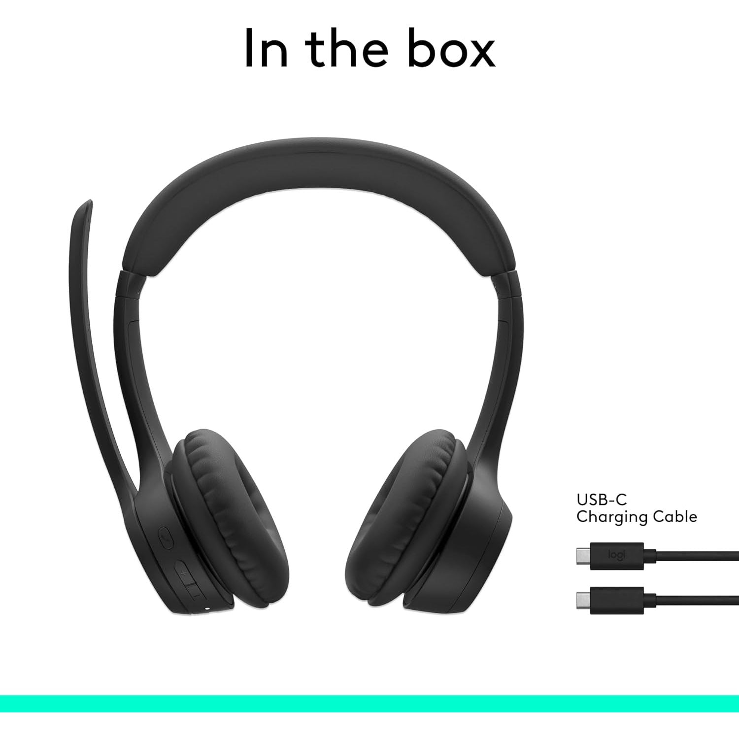 Buy Gadcet Dagenham,Logitech Zone 300 Wireless PC Headset - Black - Gadcet UK | UK | London | Scotland | Wales| Near Me | Cheap | Pay In 3 | Headphones & Headsets