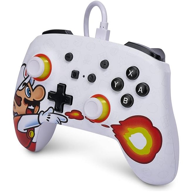 Buy Gadcet Dagenham,PowerA Enhanced Wired Controller for Nintendo Switch - Fireball Mario - Gadcet UK | UK | London | Scotland | Wales| Near Me | Cheap | Pay In 3 | Game Controllers