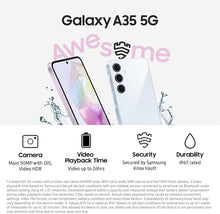 Buy Universal Electronics Limited,Samsung Galaxy A35 5g 128GB, 6GB RAM Dual Sim, Awesome Iceblue - Unlocked - International Model - Gadcet UK | UK | London | Scotland | Wales| Near Me | Cheap | Pay In 3 | Mobile & Smart Phones