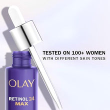 Olay Retinol 24 MAX Night Serum – Anti-Ageing Face Care with +40% Glycerin, Smooths, Renews & Hydrates, 40ml