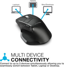 JLab Epic Bluetooth Mouse – Rechargeable Wireless, OLED Display, Tri-Mode (BT 5.2/2.4GHz), Silent, Multi-Device, for Laptop/PC/Mac/iPad