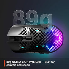 SteelSeries Aerox 9 Wireless Gaming Mouse – Ultra-Lightweight, RGB, Water-Resistant, 18 Programmable Buttons, 18K DPI, 2.4GHz/Bluetooth