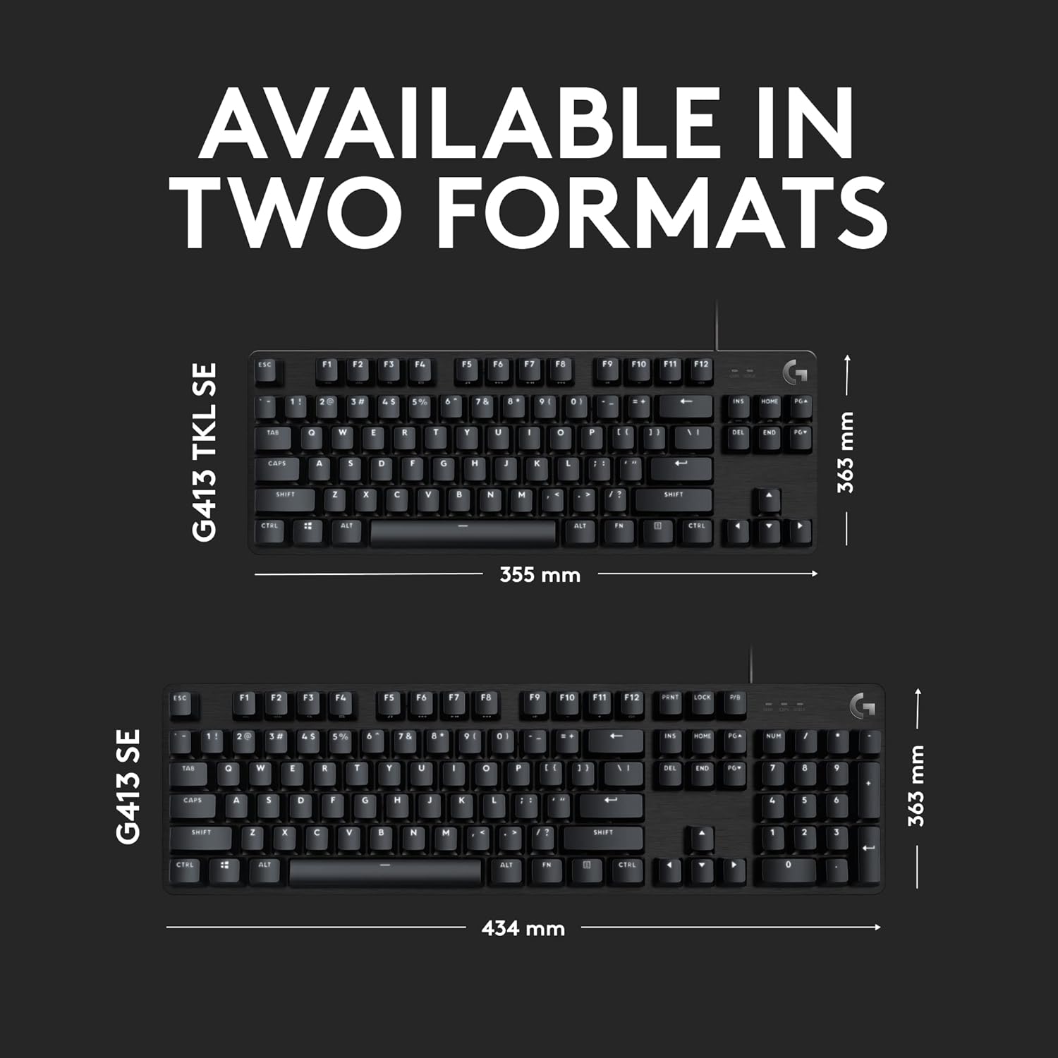 Buy Gadcet Dagenham,LOGITECH G413 SE Mechanical Gaming Keyboard - Black (UK Style Keyboard) - Gadcet UK | UK | London | Scotland | Wales| Near Me | Cheap | Pay In 3 | Keyboard