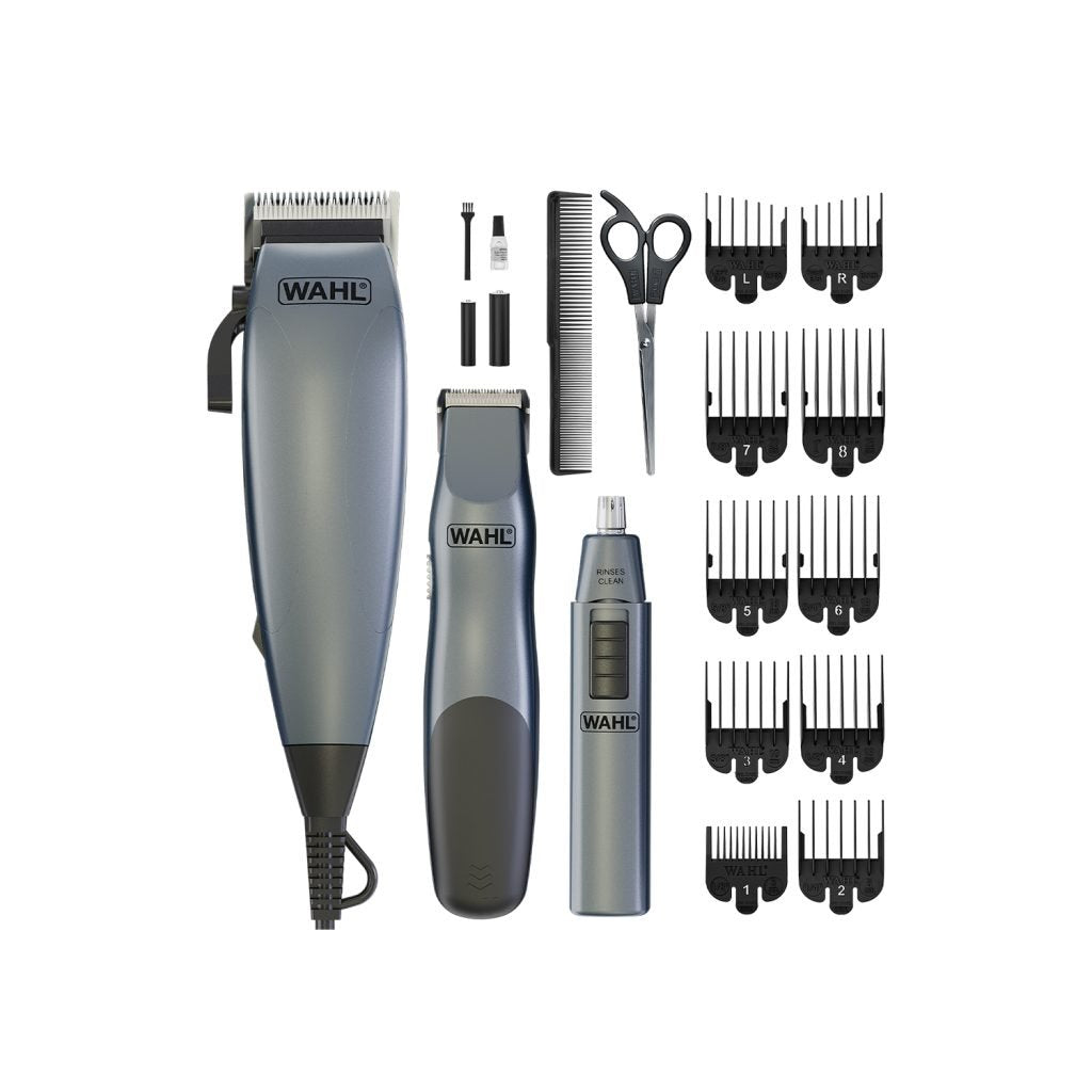 WAHL Men's 3-in-1 Corded Hair Clipper Trimmer Grooming Set