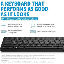 Buy Gadcet Dagenham,HP 450 Programmable Wireless Keyboard – 20+ Programmable Keys, Adjustable Incline, 20+ Month Battery, 60% Recycled Materials - Black - Gadcet UK | UK | London | Scotland | Wales| Near Me | Cheap | Pay In 3 | Keyboards