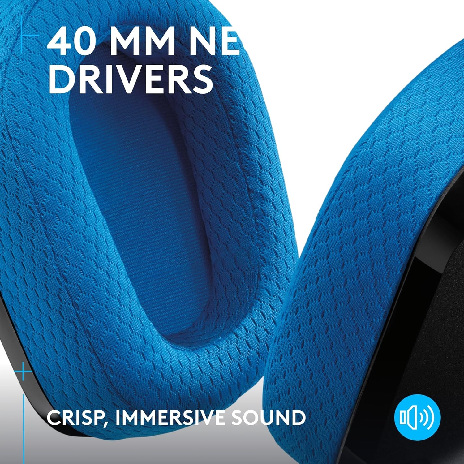 Buy Gadcet Dagenham,Logitech G G535 Lightspeed Wireless Gaming Headset - Black/Blue - Gadcet UK | UK | London | Scotland | Wales| Near Me | Cheap | Pay In 3 | Headphones & Headsets
