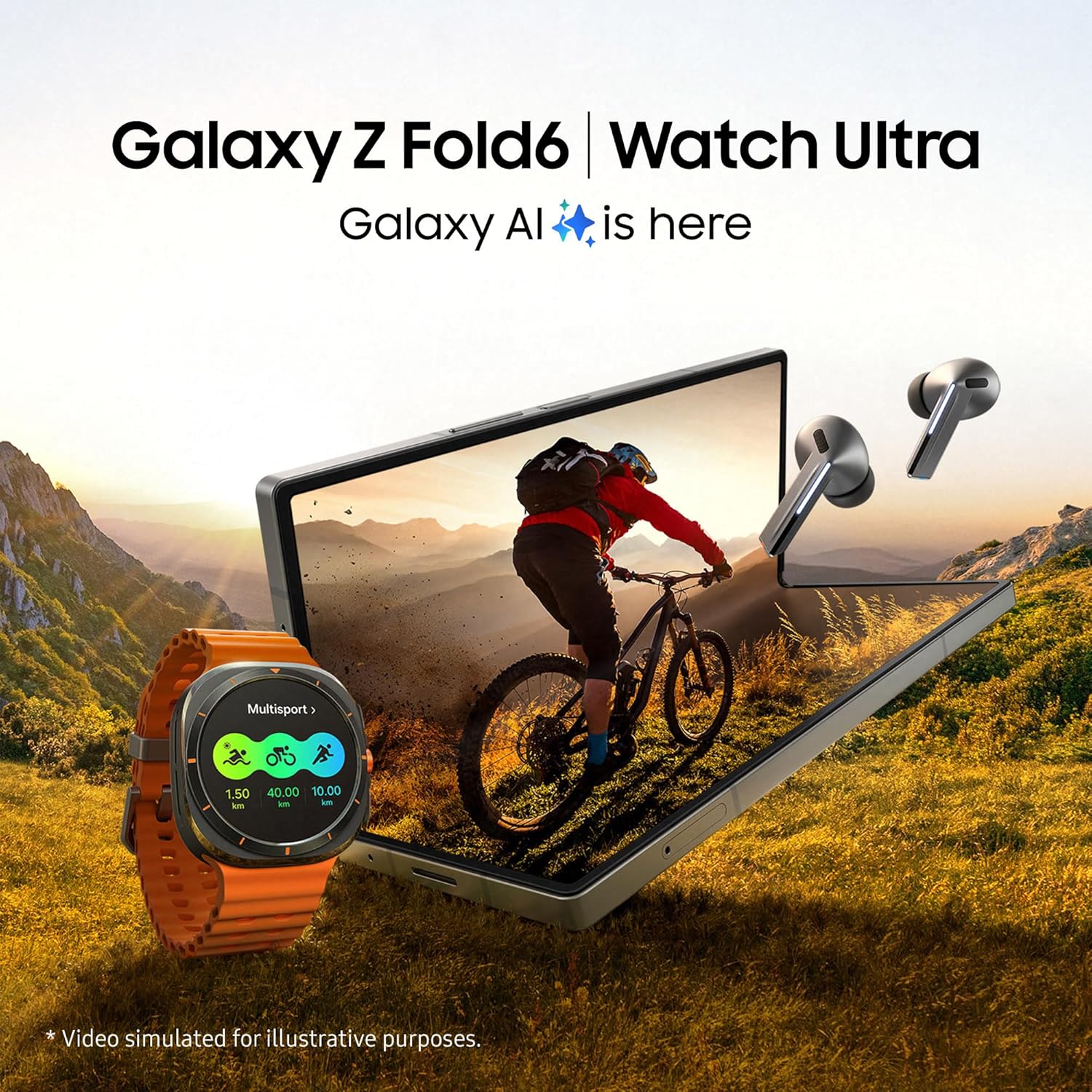 Buy Universal Electronics Limited,Samsung Galaxy Watch Ultra Titanium Silver with Galaxy AI, Smart Watch, Health Monitoring, Fitness Tracker, 47mm, LTE, 3 Year Manufacturer Extended Warranty (UK Version) - Gadcet UK | UK | London | Scotland | Wales| Near Me | Cheap | Pay In 3 | Smart Watches