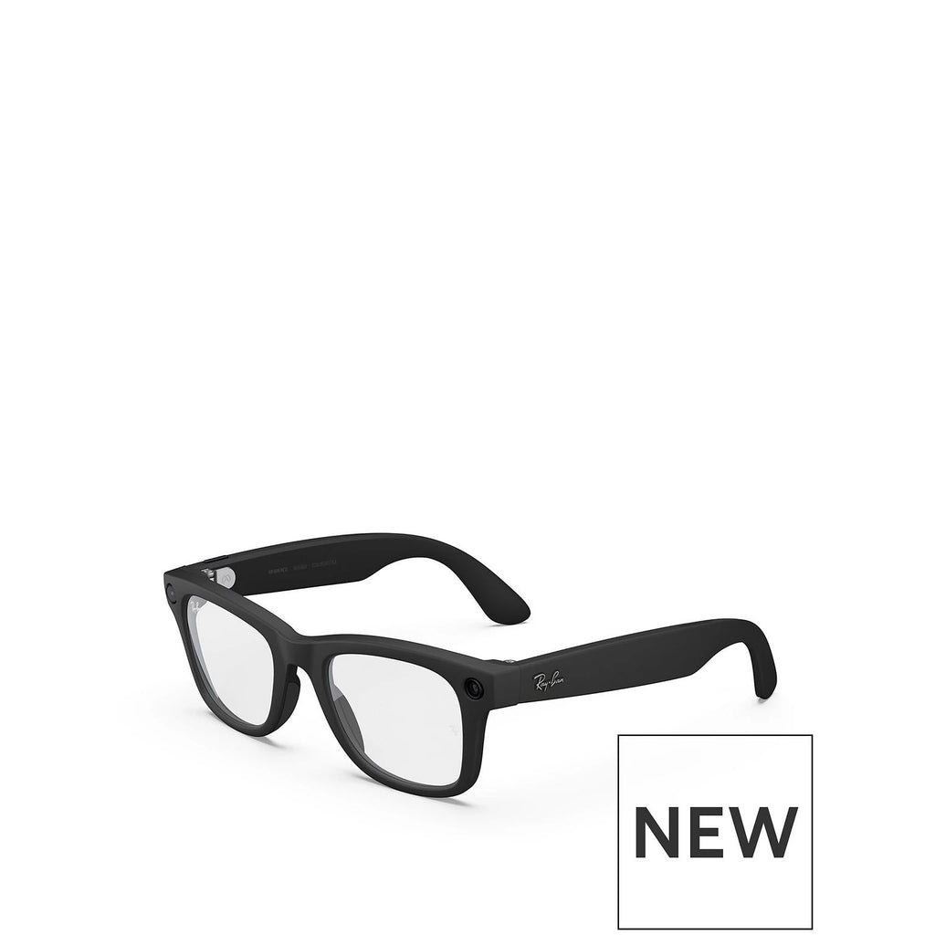 Ray-Ban Meta Wayfarer Gen Smart Glasses – Matte Black with Clear