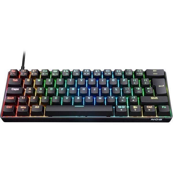 Buy Gadcet Dagenham,NOS C-250 Mini RGB Mechanical Gaming Keyboard - Black - Gadcet UK | UK | London | Scotland | Wales| Near Me | Cheap | Pay In 3 | Keyboard