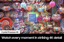 SAMSUNG DU8000 55" Crystal UHD 4K HDR Smart TV 2024 - UE55DU8000
