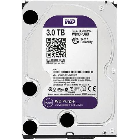 Buy Gadcet Dagenham,Western Digital WD Purple 3TB – Surveillance HDD, 3.5" SATA (WD30PURX) - Gadcet UK | UK | London | Scotland | Wales| Near Me | Cheap | Pay In 3 | Hard Drives