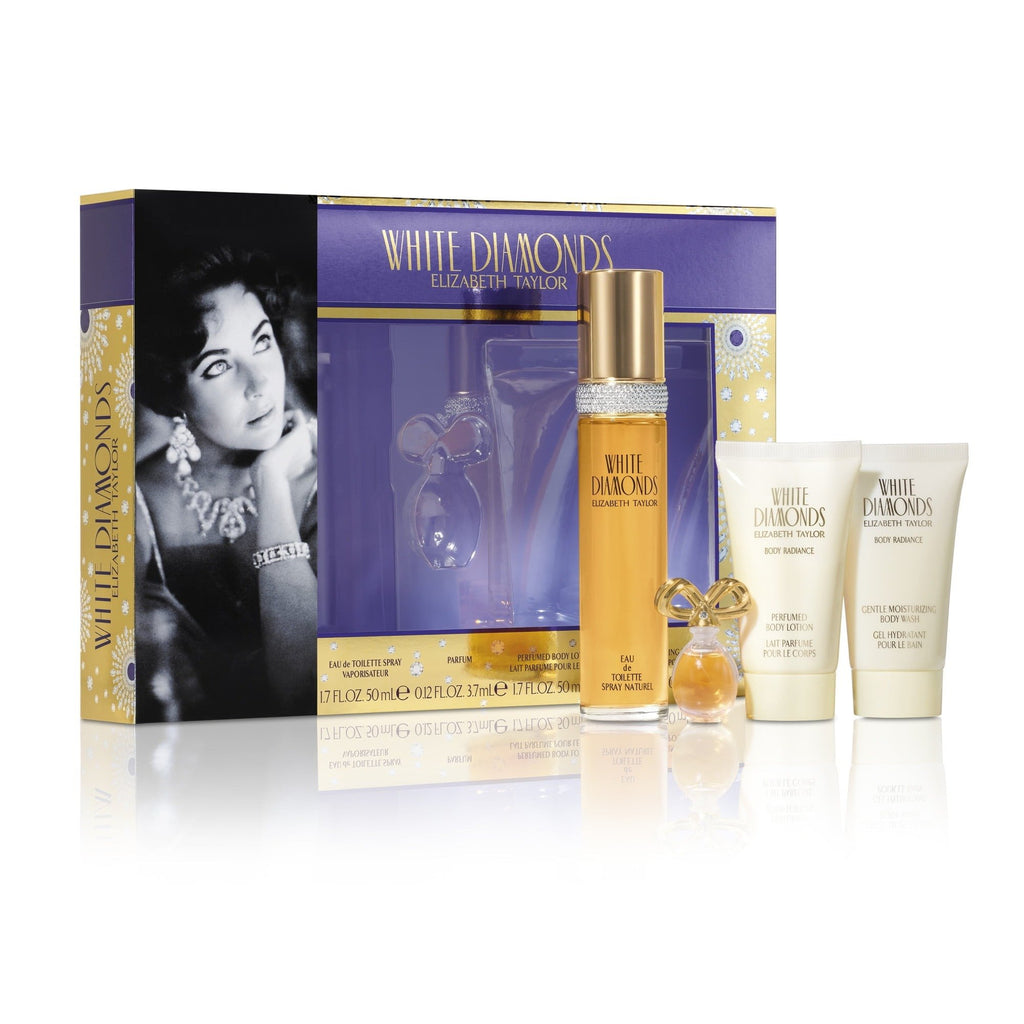 Elizabeth Taylor White Diamonds 4 Piece Gift Set 3