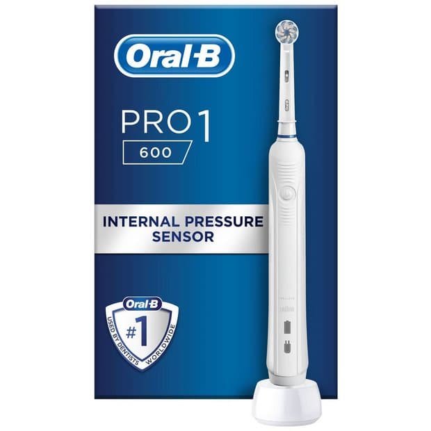 Oral-B,Oral-B Pro 600 Electric Toothbrush - Sensitive - Gadcet.com