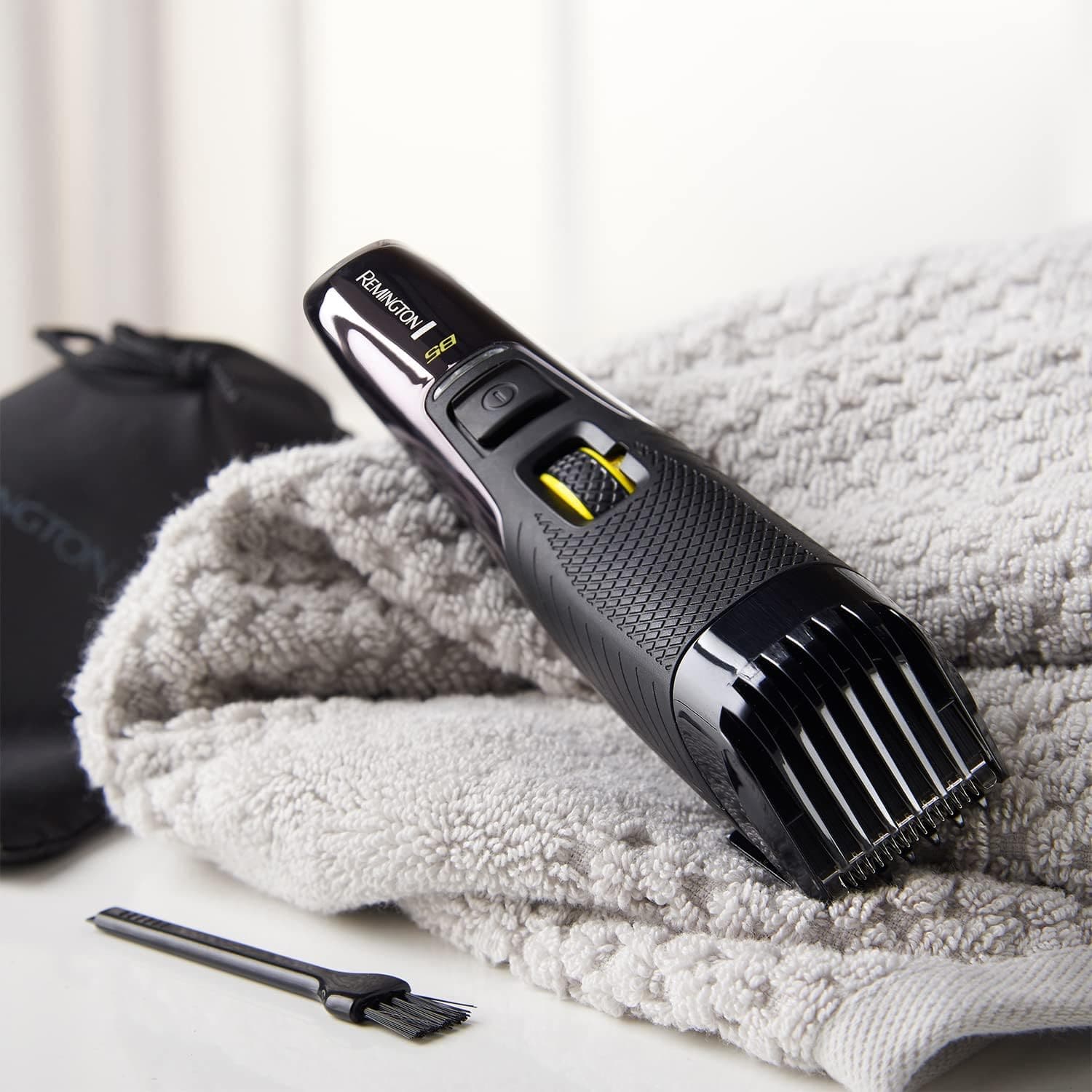 Buy Remington,Remington B5 Style Series Beard Trimmer – Titanium Washable Blades, 17 Length Settings, Adjustable Zoom Wheel, Anti-Slip Grip, 60-Minute Runtime, Cordless - MB5000 - Gadcet | UK | London | Scotland | Wales| Near Me | Cheap | Pay In 3 | Shaver & Trimmer