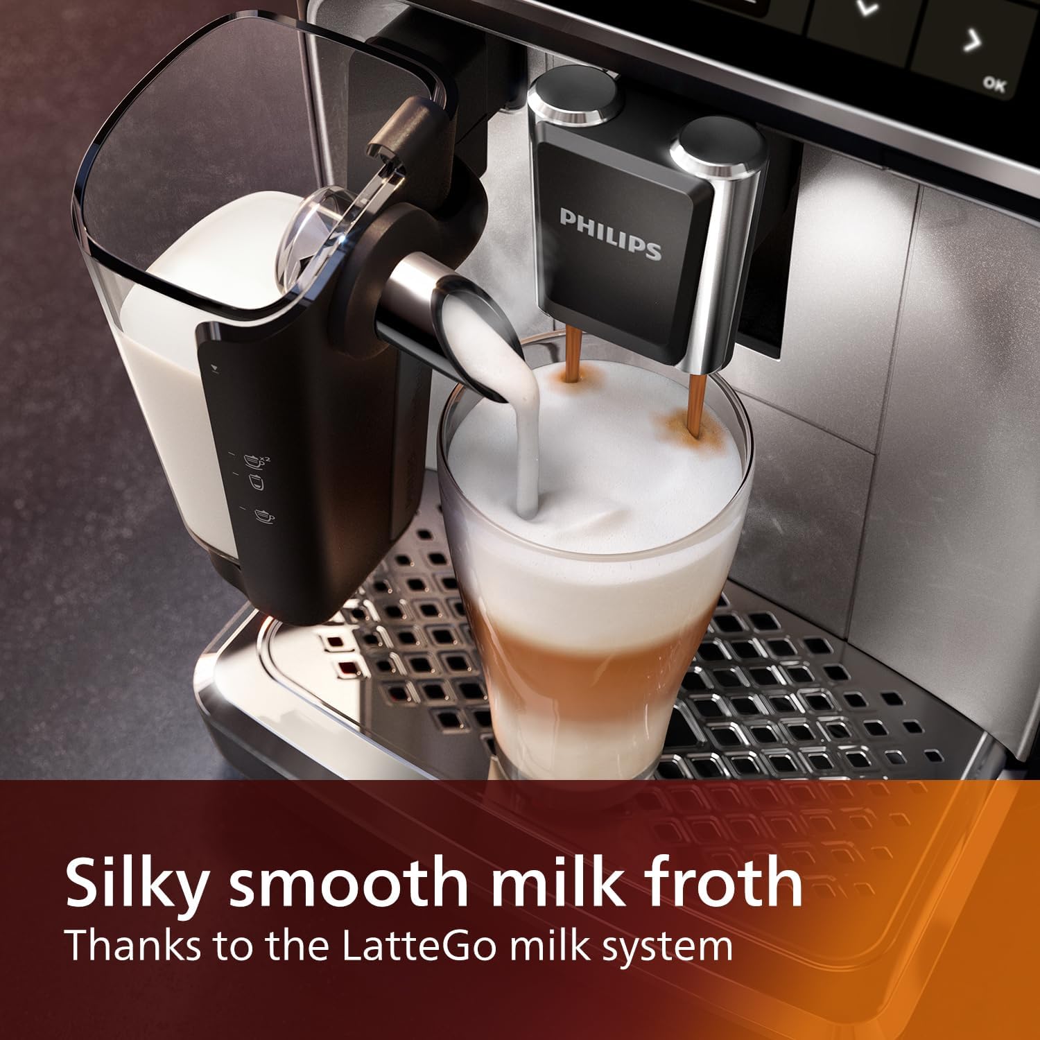 Buy Philips,Philips 5400 Series Bean-to-Cup Espresso Machine - LatteGo Milk Frother, 12 Coffee Varieties, 4 User Profiles, Silver (EP5446/70) - Gadcet UK | UK | London | Scotland | Wales| Near Me | Cheap | Pay In 3 | Coffee Makers & Espresso Machines